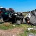 Falleció 1 mujer y 2 hombres en estado crítico al chocar en Harlingen