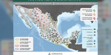 Alerta SMN por frente frío núm. 7 en el norte de México