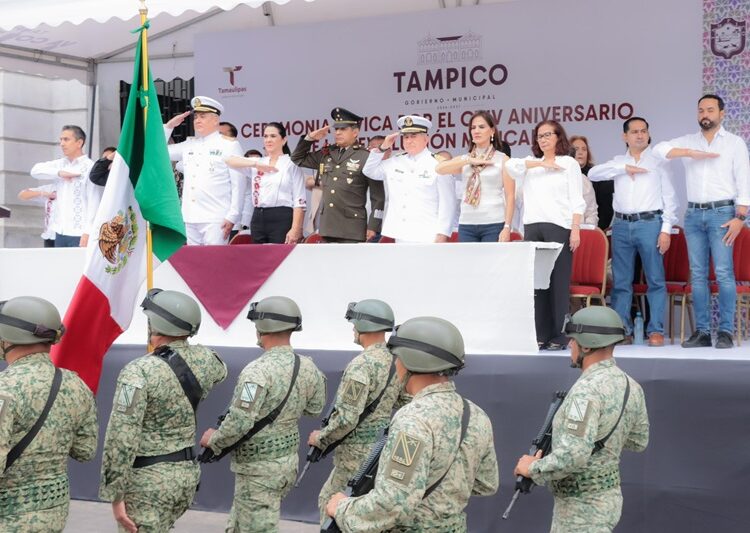 Celebra Tampico CXIV aniversario de la Revolución Mexicana