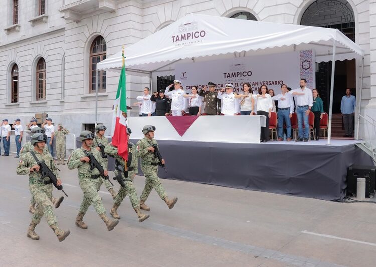 Celebra Tampico CXIV aniversario de la Revolución Mexicana
