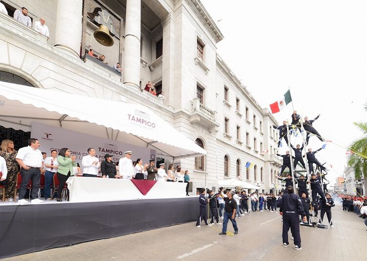 Celebra Tampico CXIV aniversario de la Revolución Mexicana