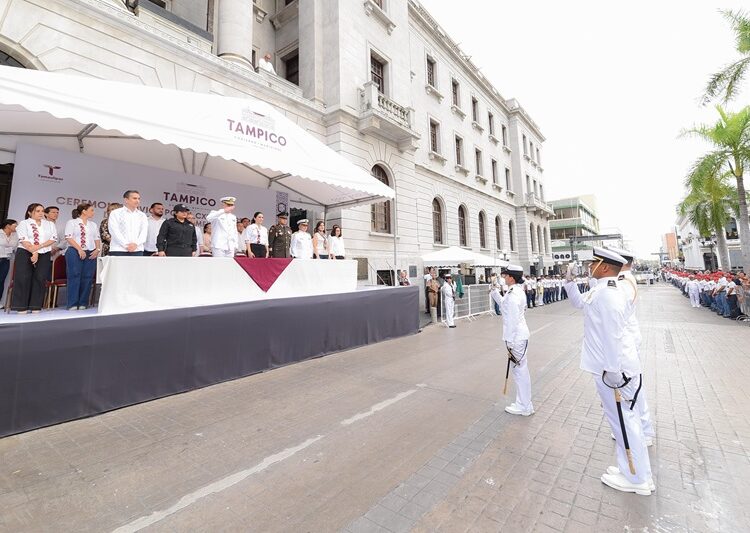 Celebra Tampico CXIV aniversario de la Revolución Mexicana
