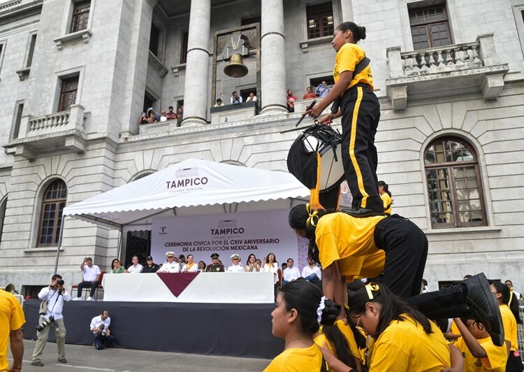 Celebra Tampico CXIV aniversario de la Revolución Mexicana