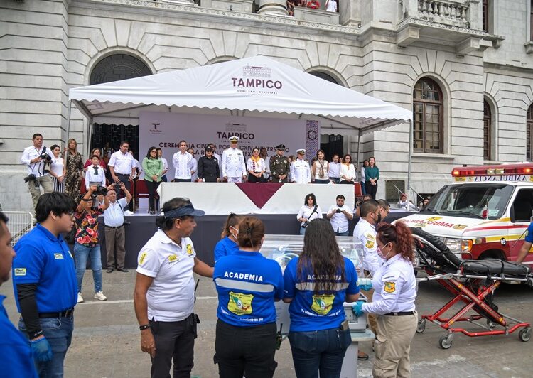 Celebra Tampico CXIV aniversario de la Revolución Mexicana