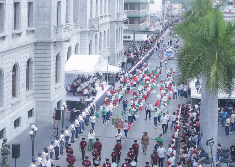 Celebra Tampico CXIV aniversario de la Revolución Mexicana