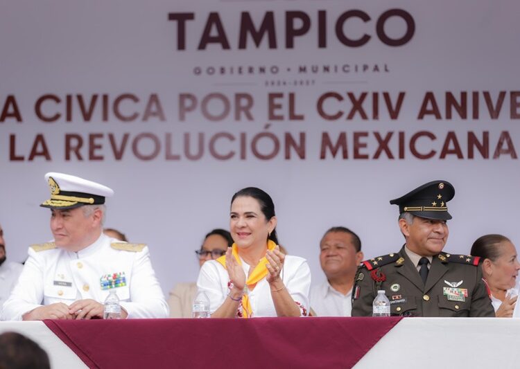 Celebra Tampico CXIV aniversario de la Revolución Mexicana