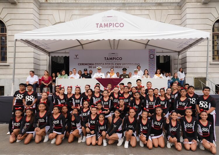 Celebra Tampico CXIV aniversario de la Revolución Mexicana