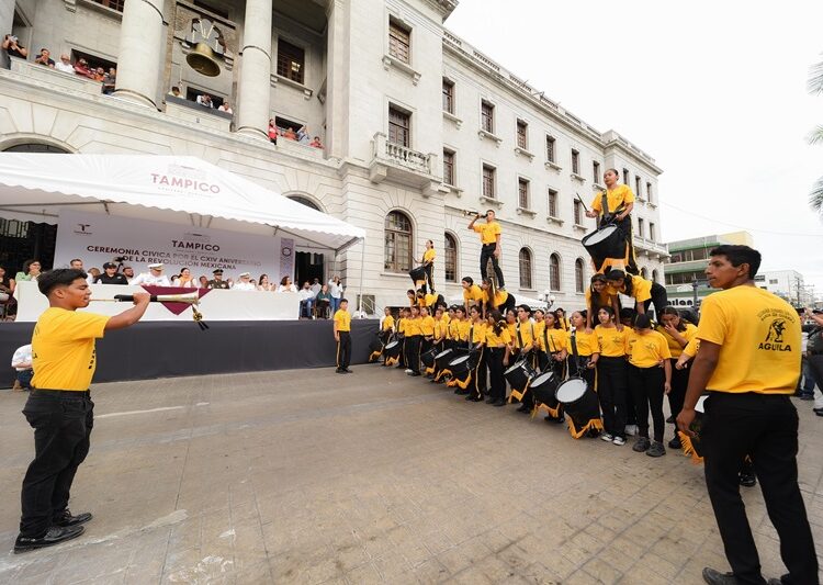 Celebra Tampico CXIV aniversario de la Revolución Mexicana