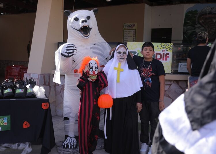Celebran familias Halloween en el Zoo de NLD