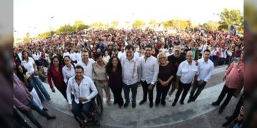 Concluyen Gerardo Fernández Noroña y Olga Sosa, asambleas informativas en Matamoros