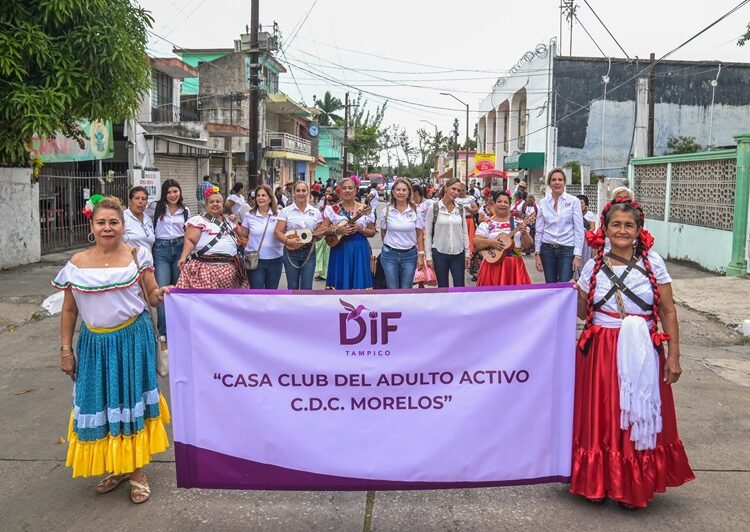 DIF Tampico participó en el Desfile de la Revolución Mexicana