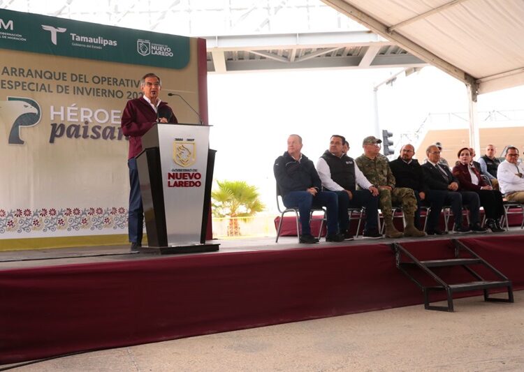 Dan banderazo Gobernador AVA y Carmen Lilia a Operativo “Héroes Paisanos”