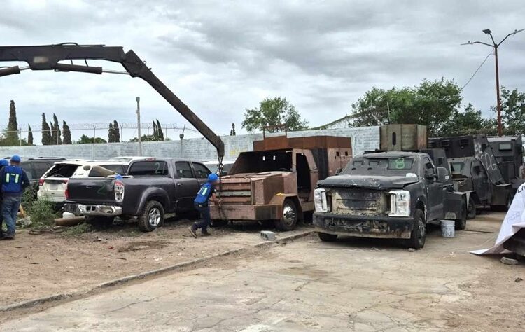 Destruye FGR 33 “monstruos” asegurados en enfrentamientos en Tamaulipas