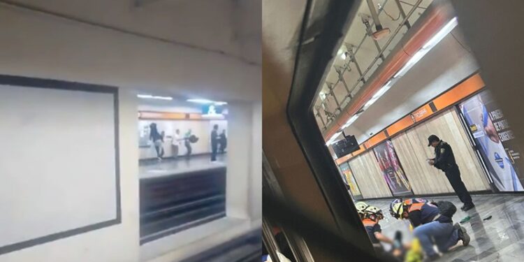 Hombre apuñaló a 4 personas en el metro de la CDMX