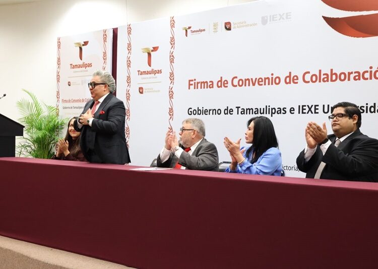 Firma Gobierno de Tamaulipas convenio con IEXE Universidad