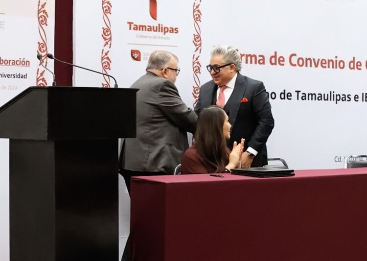 Firma Gobierno de Tamaulipas convenio con IEXE Universidad