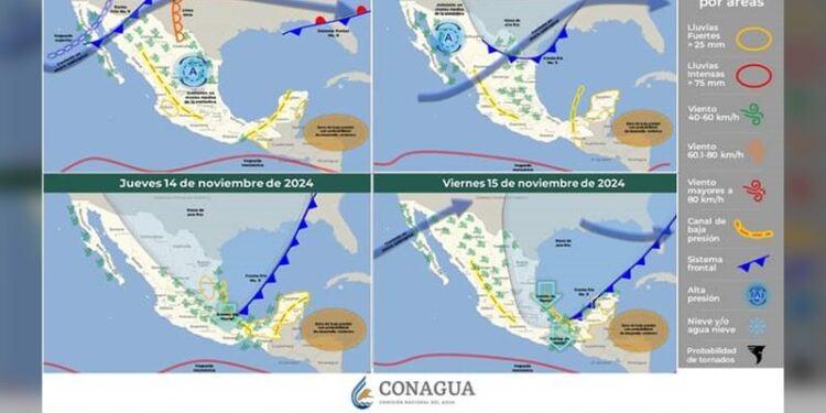 Frente frío amenaza con temperaturas de 5°C en la frontera tamaulipeca