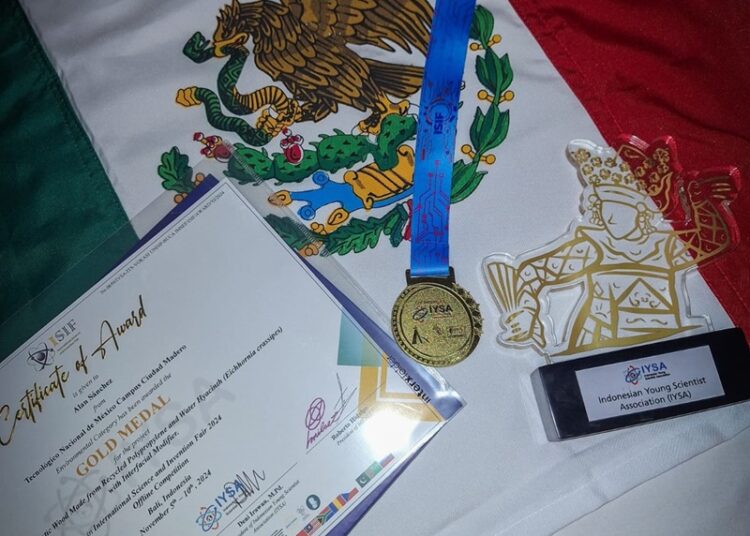 Gana tamaulipeco medalla de oro en Feria Internacional de Ciencia e Invención