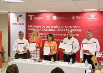 Implementan proyecto “Asiento Rosa” en transporte público de Tamaulipas