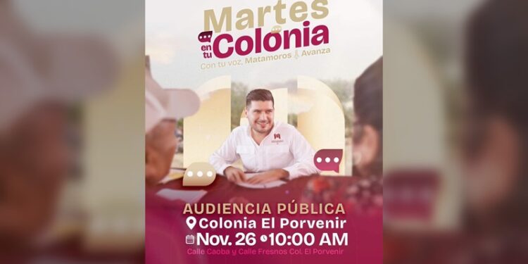 Impulsa Beto Granados cercanía con los ciudadanos mediante “Martes en tu Colonia”