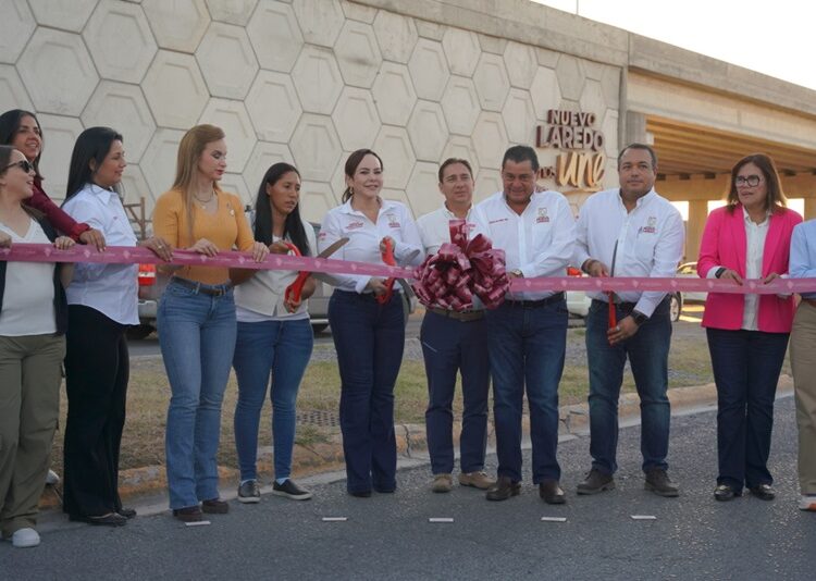 Inaugura Carmen Lilia Puente peatonal y vehicular
