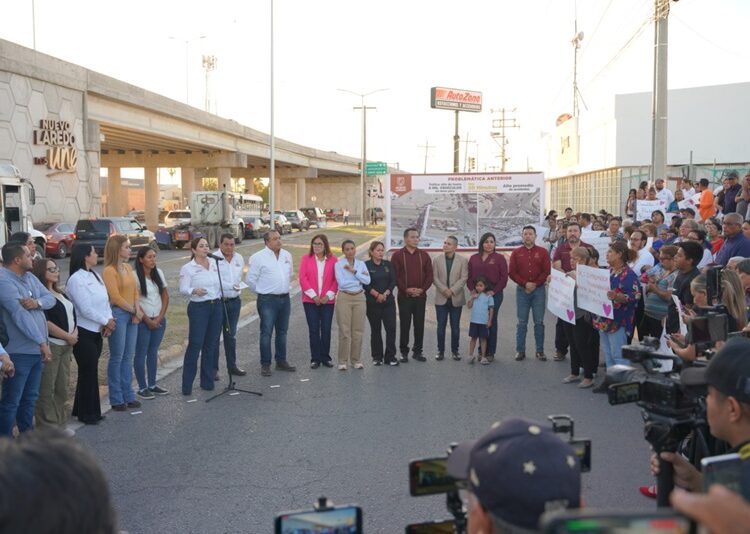 Inaugura Carmen Lilia Puente peatonal y vehicular