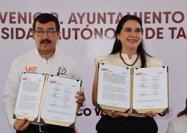 La UAT y el Ayuntamiento de Tampico suman esfuerzos para el bienestar social