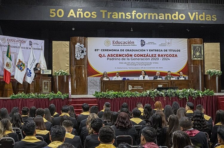 Participa Matamoros en graduación del ITM