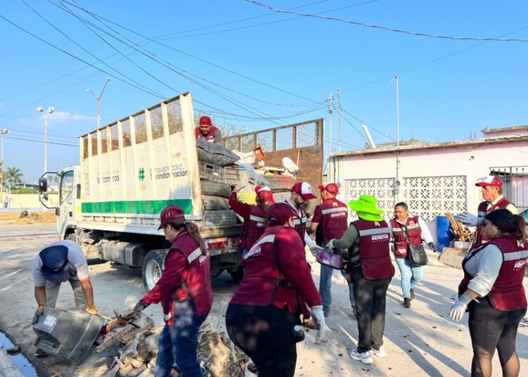 Recolectan más de 16 toneladas de cacharros en la colonia Las Torres