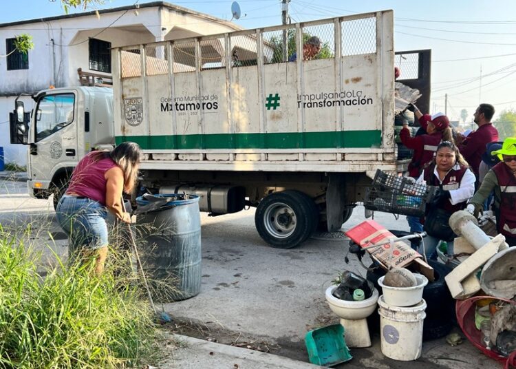 Recolectan más de 16 toneladas de cacharros en la colonia Las Torres