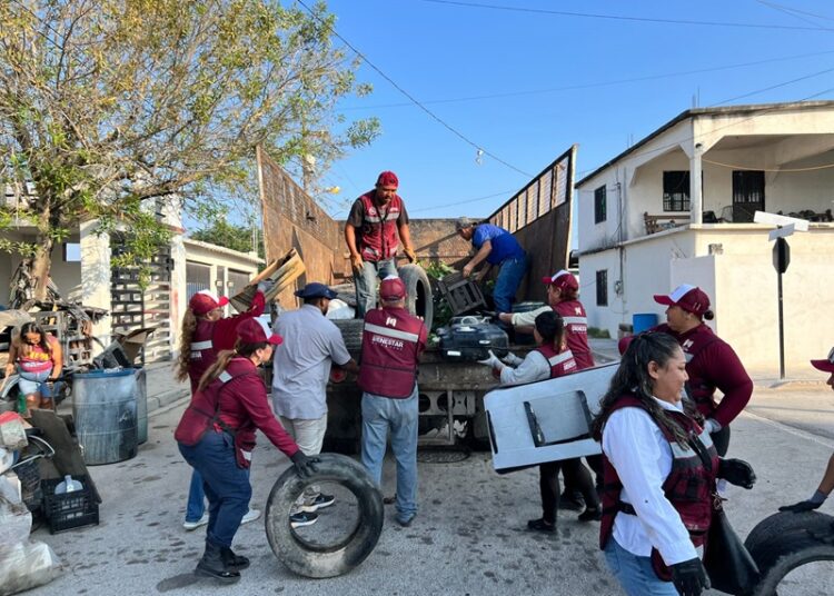 Recolectan más de 16 toneladas de cacharros en la colonia Las Torres