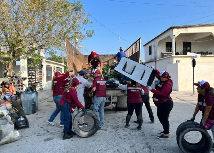 Recolectan más de 16 toneladas de cacharros en la colonia Las Torres