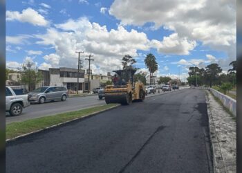 Rehabilita Obras Públicas principales avenidas en Matamoros