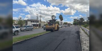 Rehabilita Obras Públicas principales avenidas en Matamoros