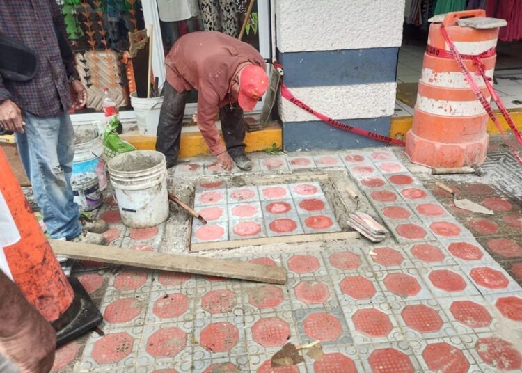 Rehabilitan zonas peatonales en la Zona Centro de Tampico