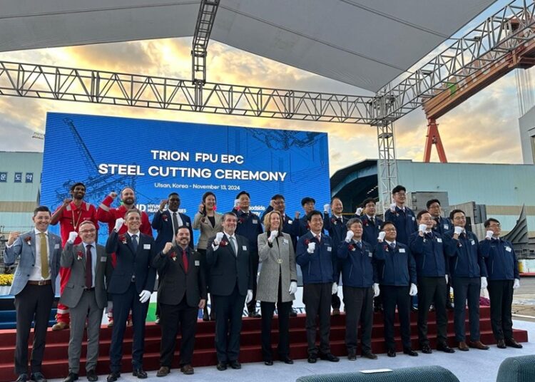 Arranca en Corea construcción de plataforma marítima de producción
