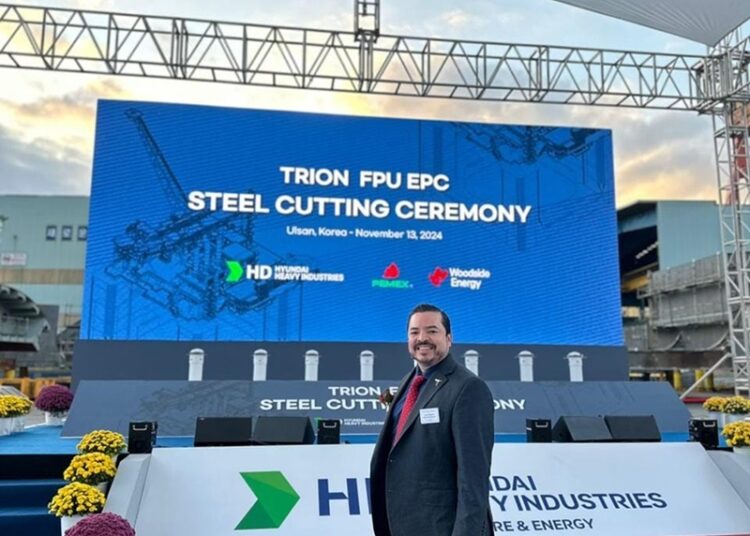 Arranca en Corea construcción de plataforma marítima de producción