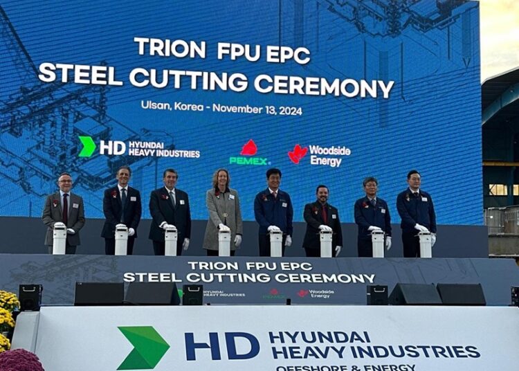 Arranca en Corea construcción de plataforma marítima de producción