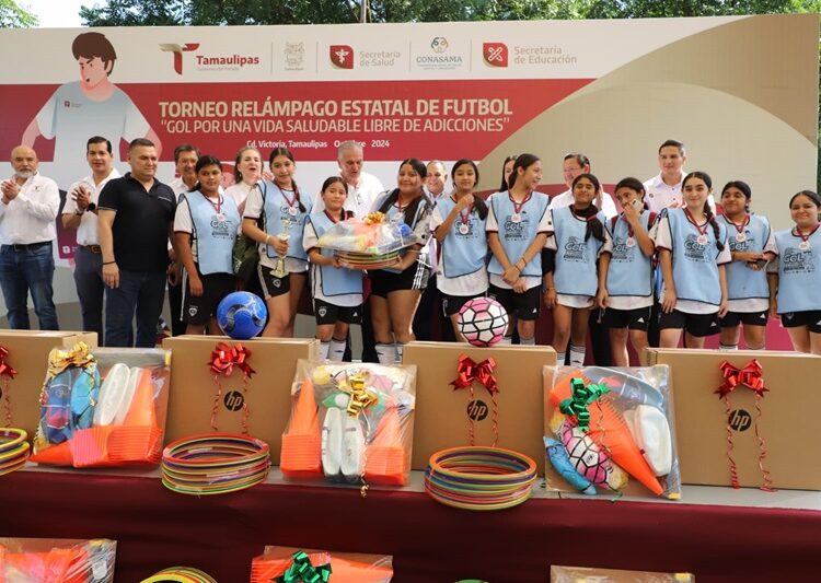 Meten gol por una vida saludable libre de adicciones