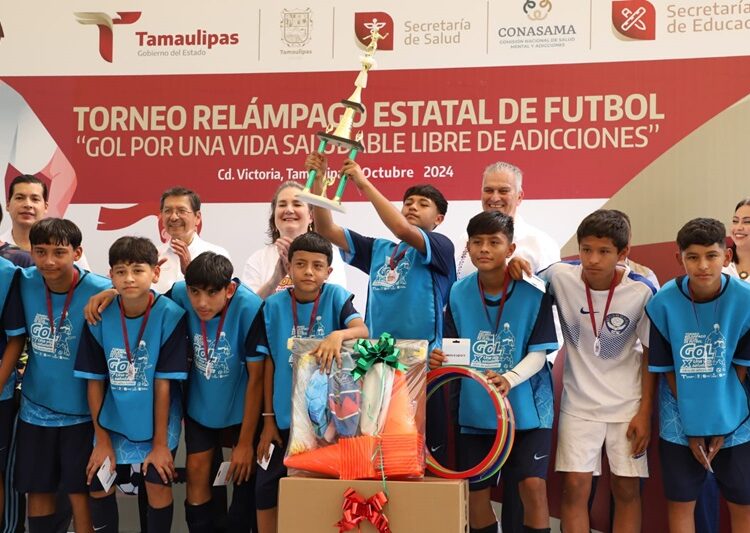Meten gol por una vida saludable libre de adicciones