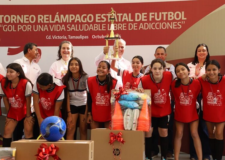Meten gol por una vida saludable libre de adicciones