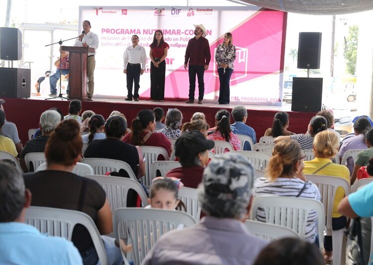 Reciben familias de González apoyo del programa Nutrimar-Común