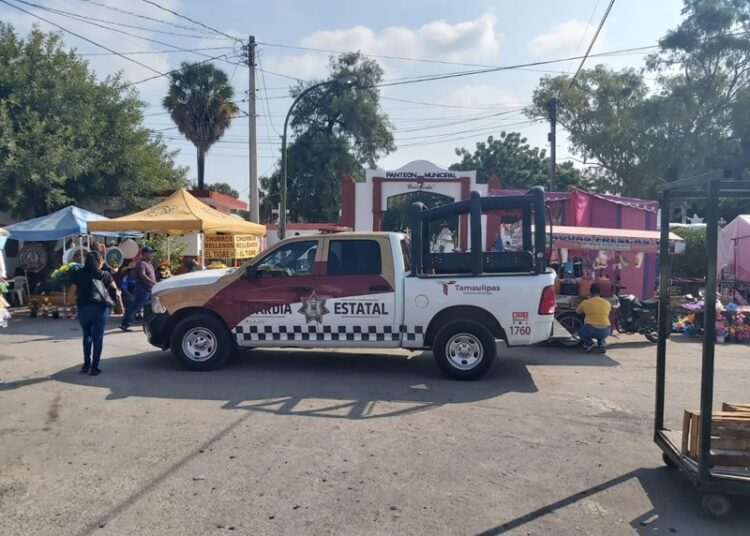 Implementa Guardia Estatal operativo de seguridad en panteones