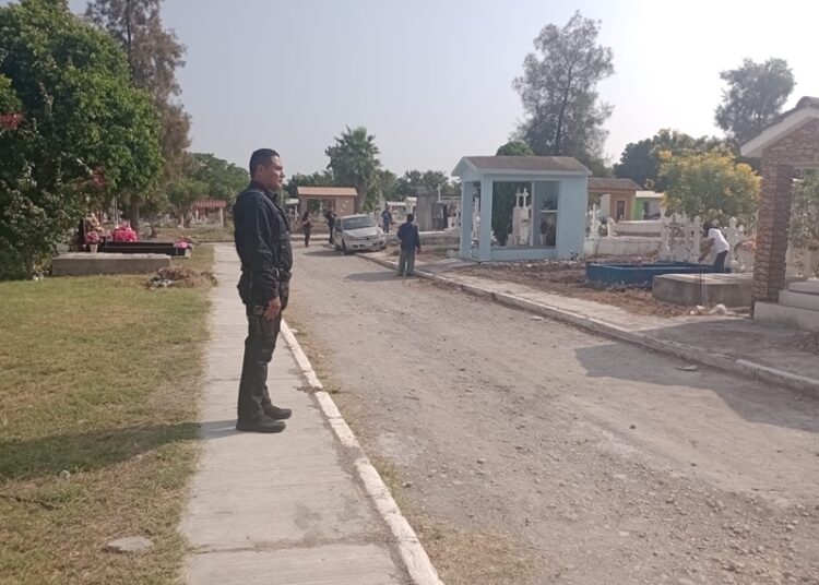 Implementa Guardia Estatal operativo de seguridad en panteones