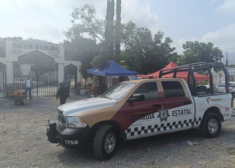 Implementa Guardia Estatal operativo de seguridad en panteones