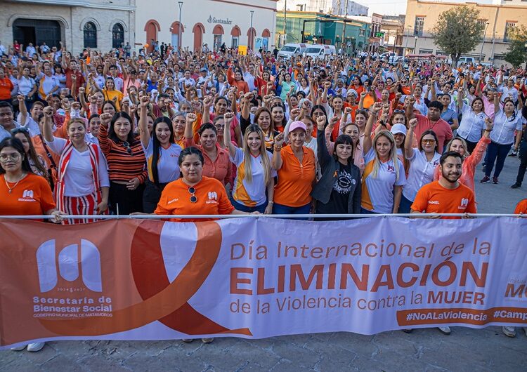 DIF y SEBIEN Matamoros encabezan la caminata “Caminando Juntas”