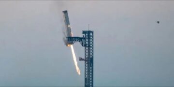 SpaceX lanzó con éxito su megacohete Starship