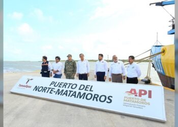 Supervisa gobernador avances del Puerto del Norte en Matamoros