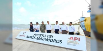 Supervisa gobernador avances del Puerto del Norte en Matamoros