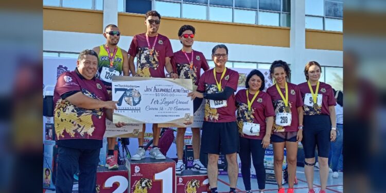 Todo un éxito la carrera atlética del 70 años del TecNM Ciudad Madero